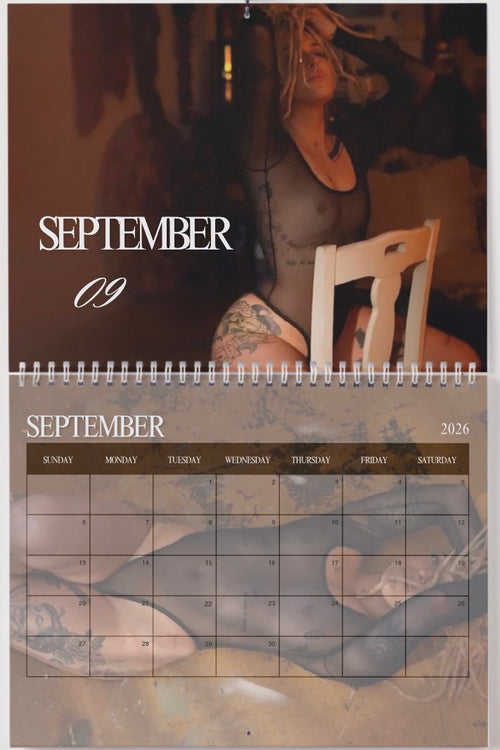 2026 Signed Calendar; PRE ORDER