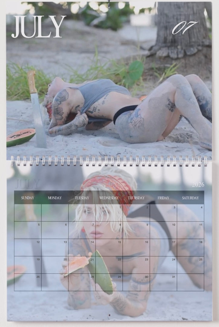 2026 Signed Calendar; PRE ORDER