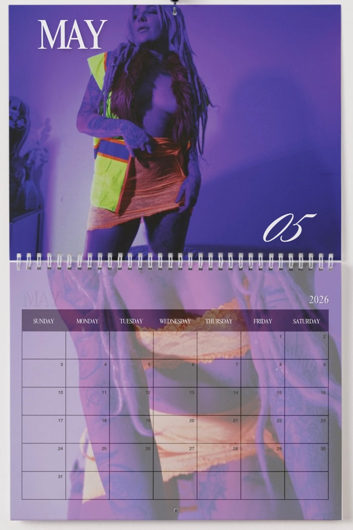 2026 Signed Calendar; PRE ORDER