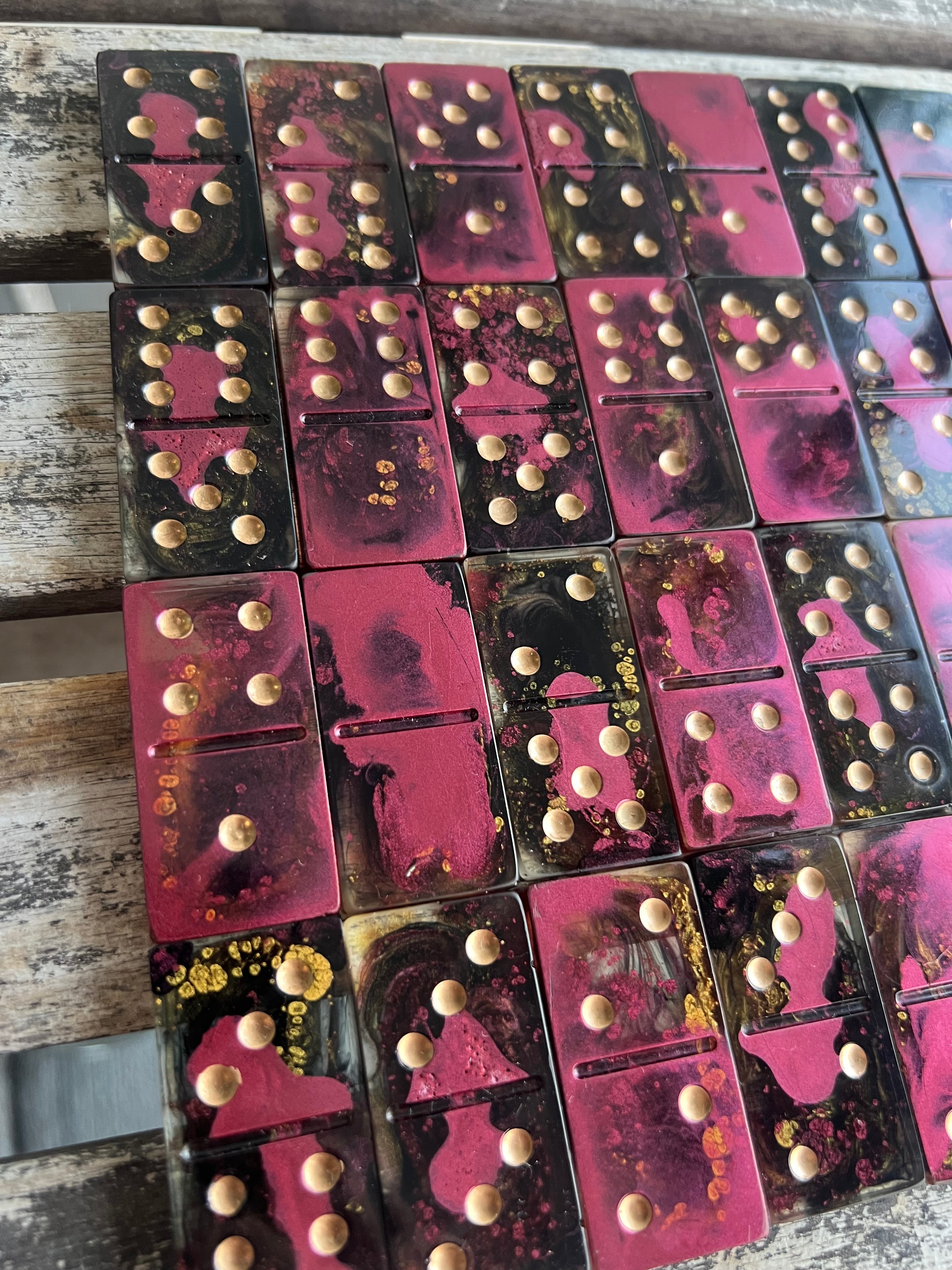 Velvet Flame Domino Set