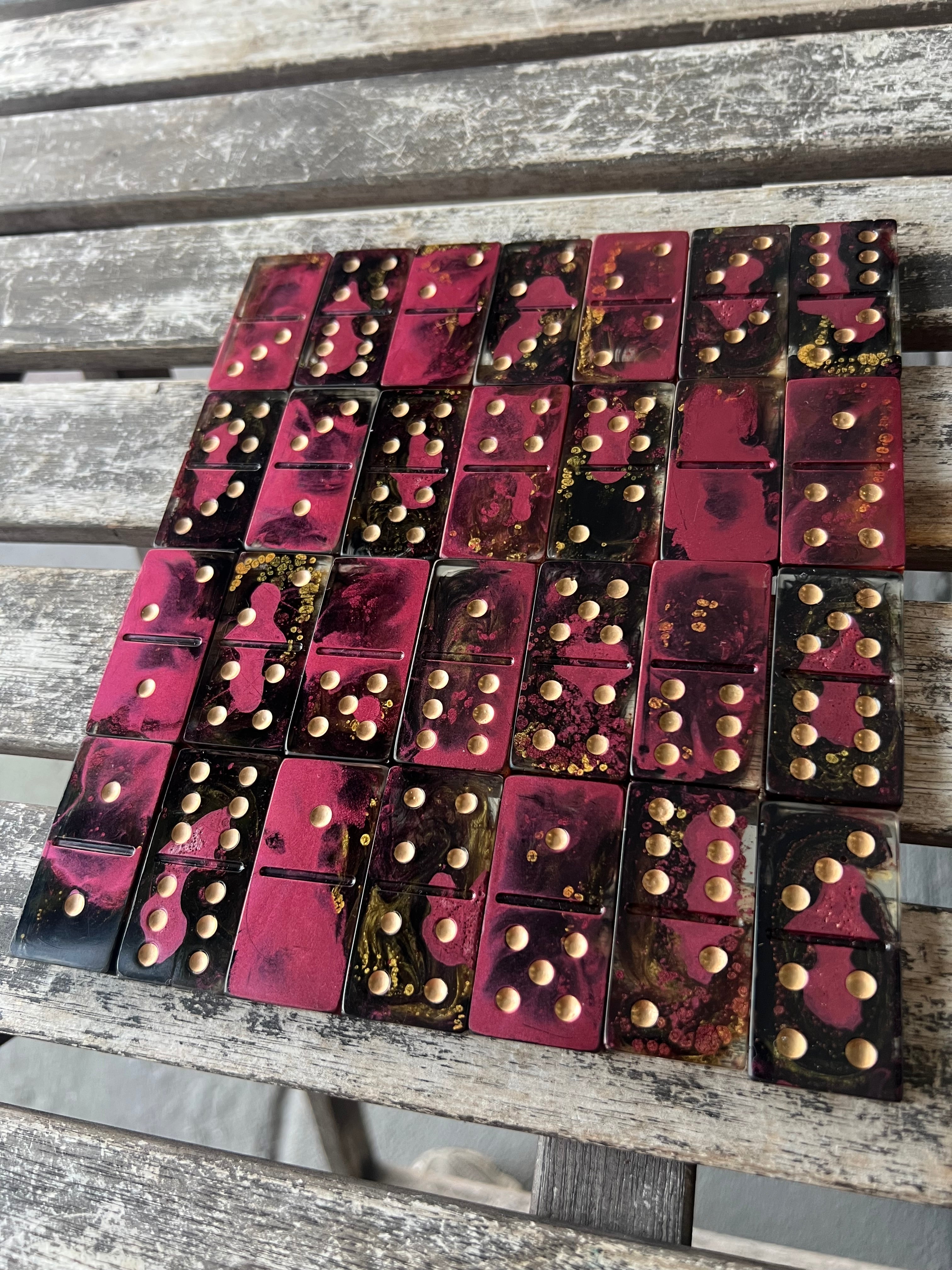 Velvet Flame Domino Set