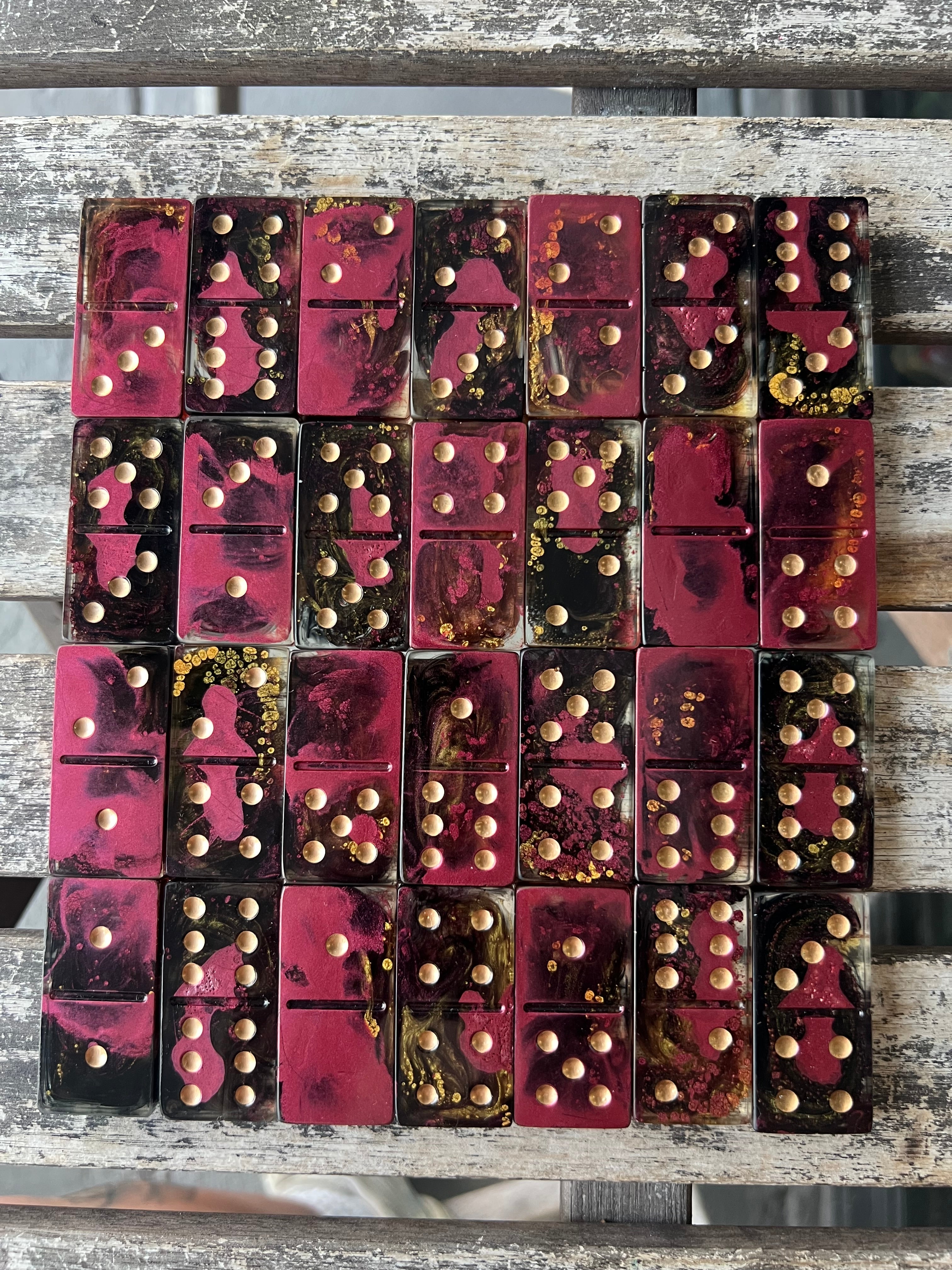 Velvet Flame Domino Set