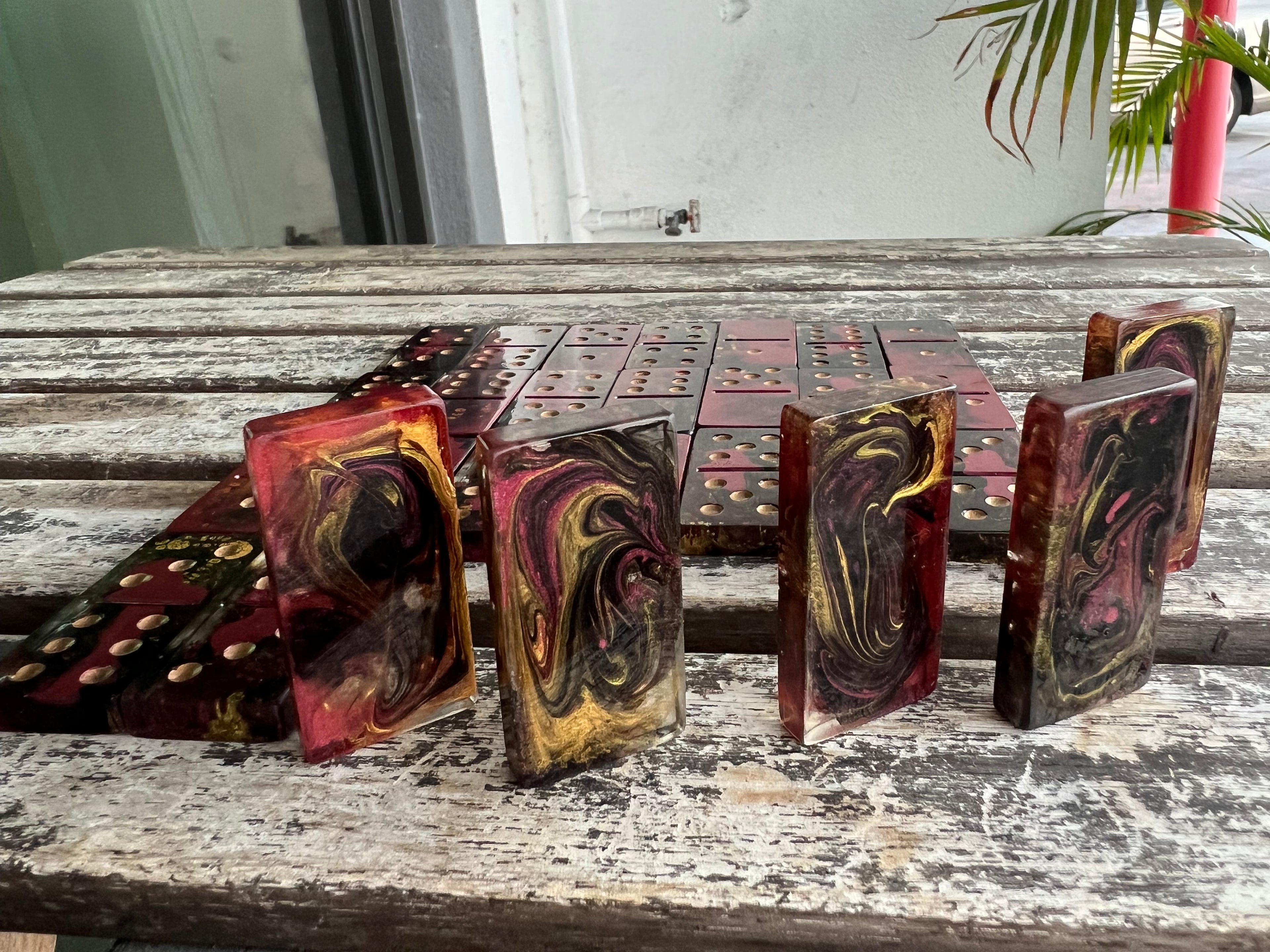 Velvet Flame Domino Set