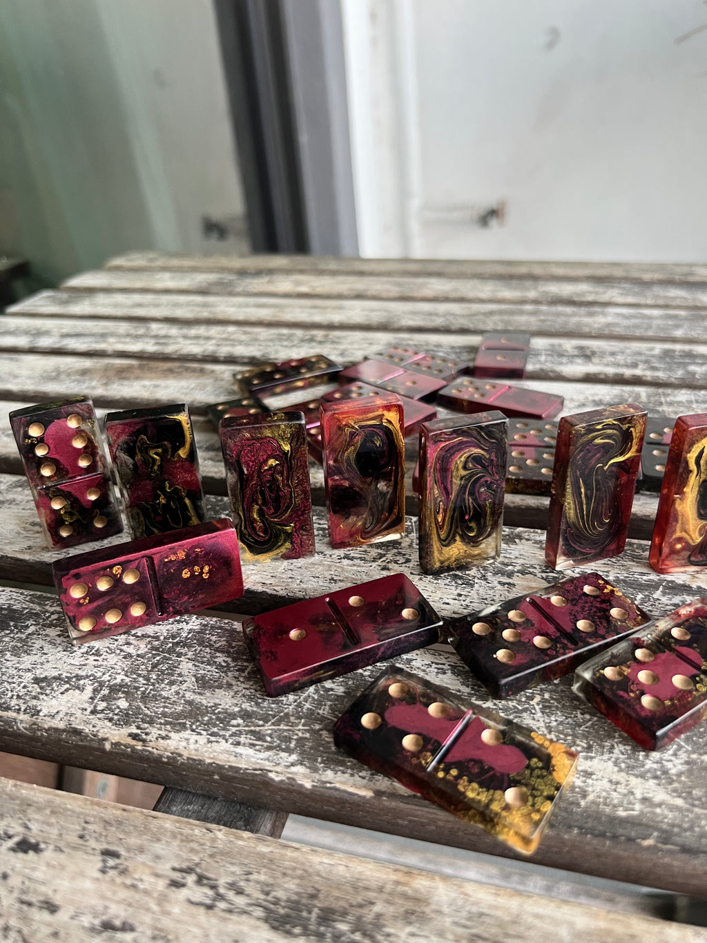 Velvet Flame Domino Set