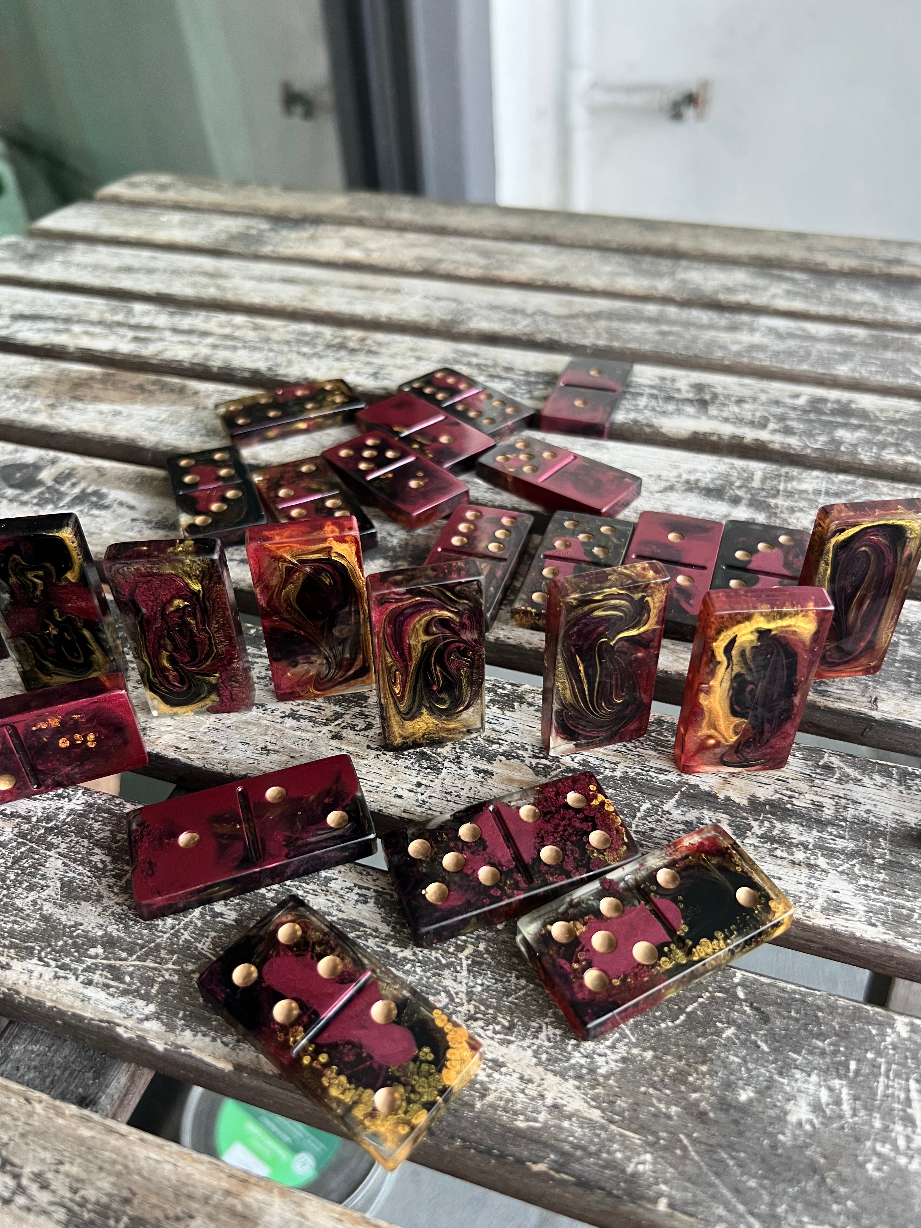 Velvet Flame Domino Set