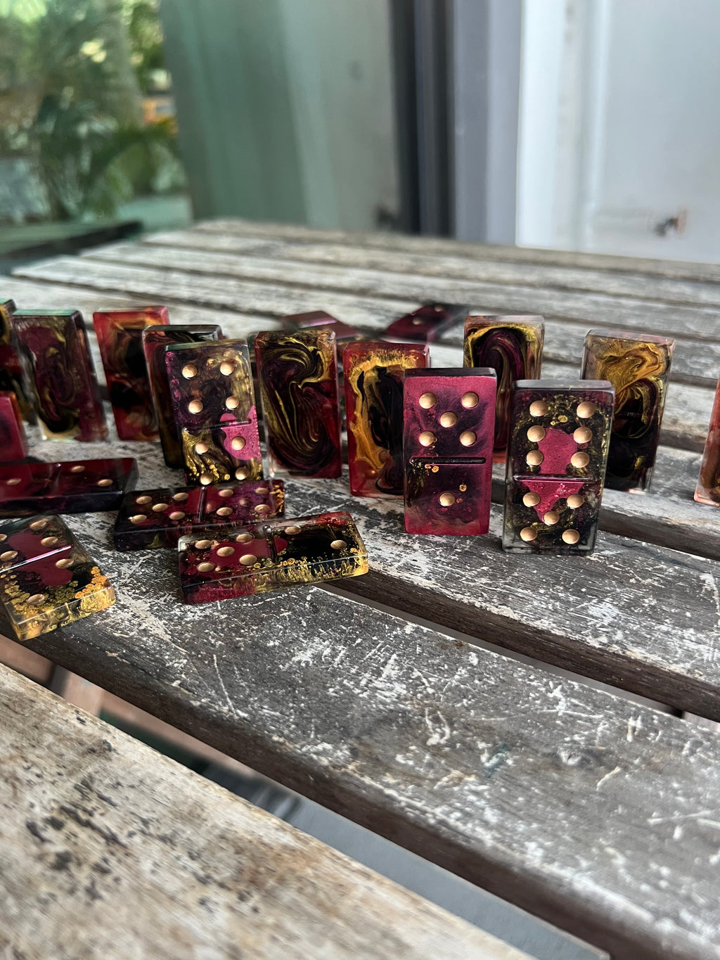 Velvet Flame Domino Set
