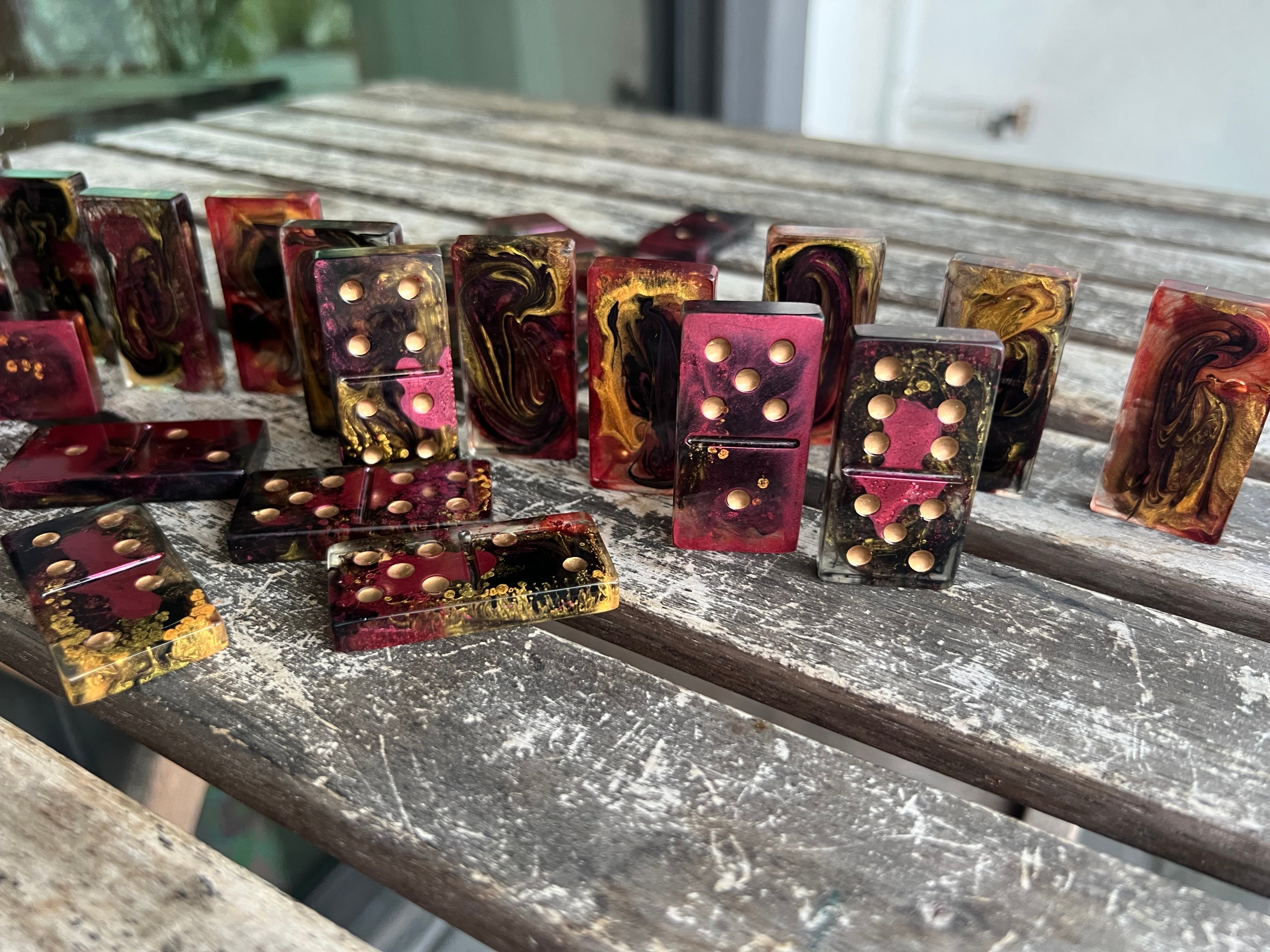 Velvet Flame Domino Set