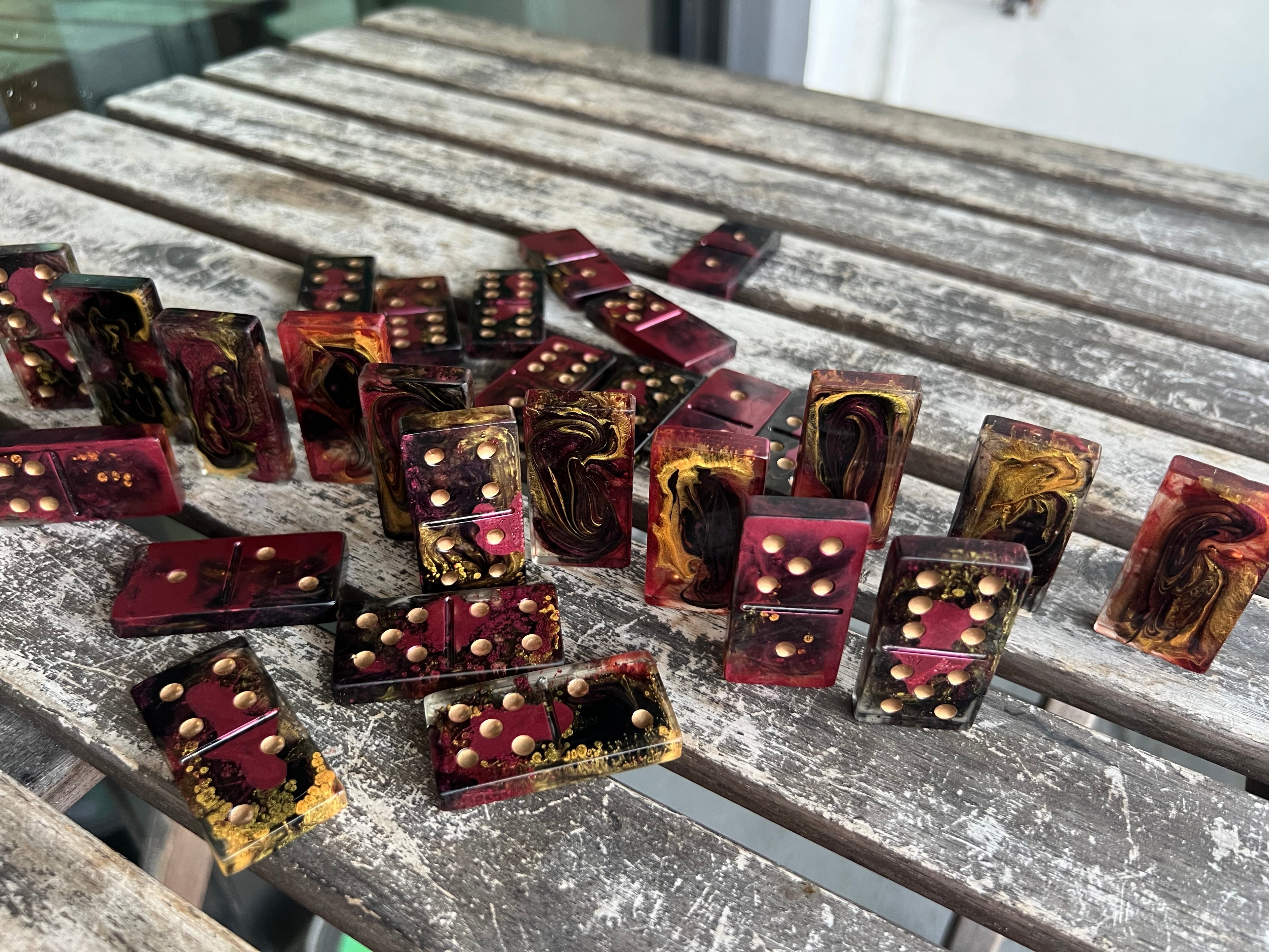 Velvet Flame Domino Set