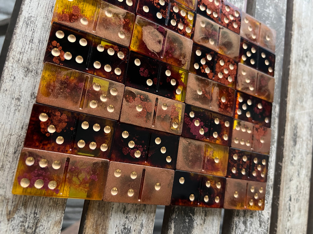 Burnt Honey Domino Set