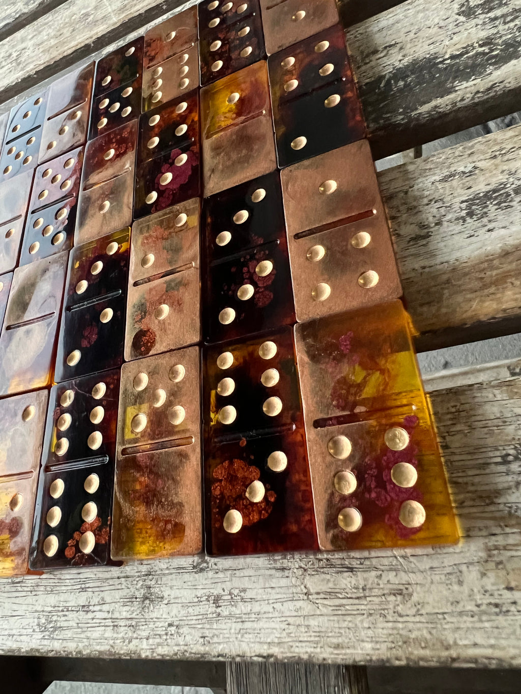 Burnt Honey Domino Set