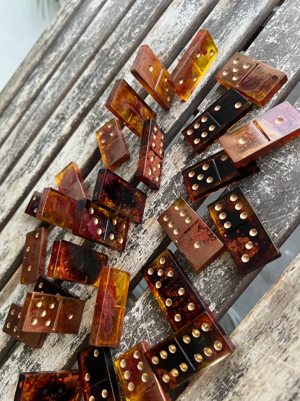 Burnt Honey Domino Set