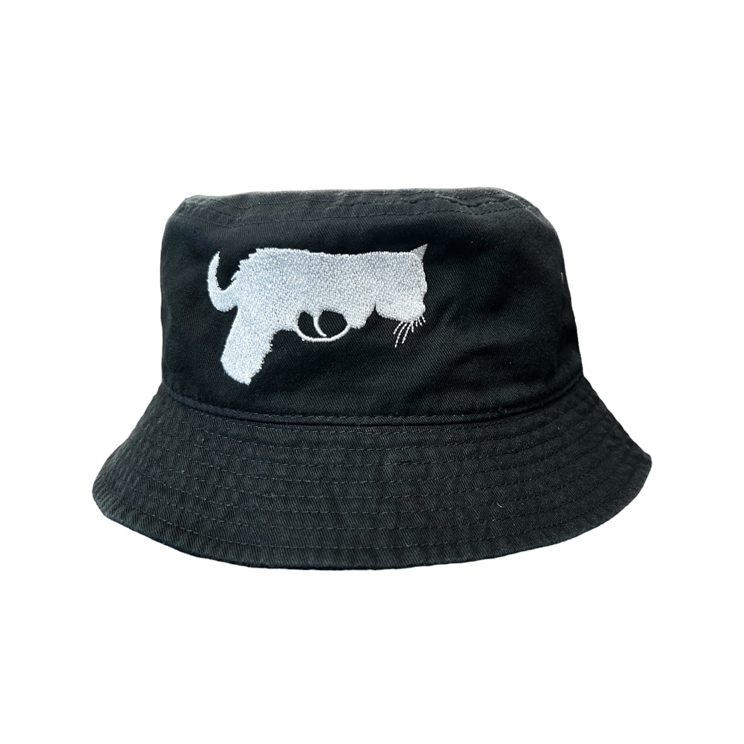 Cat Gun Black Bucket Hat