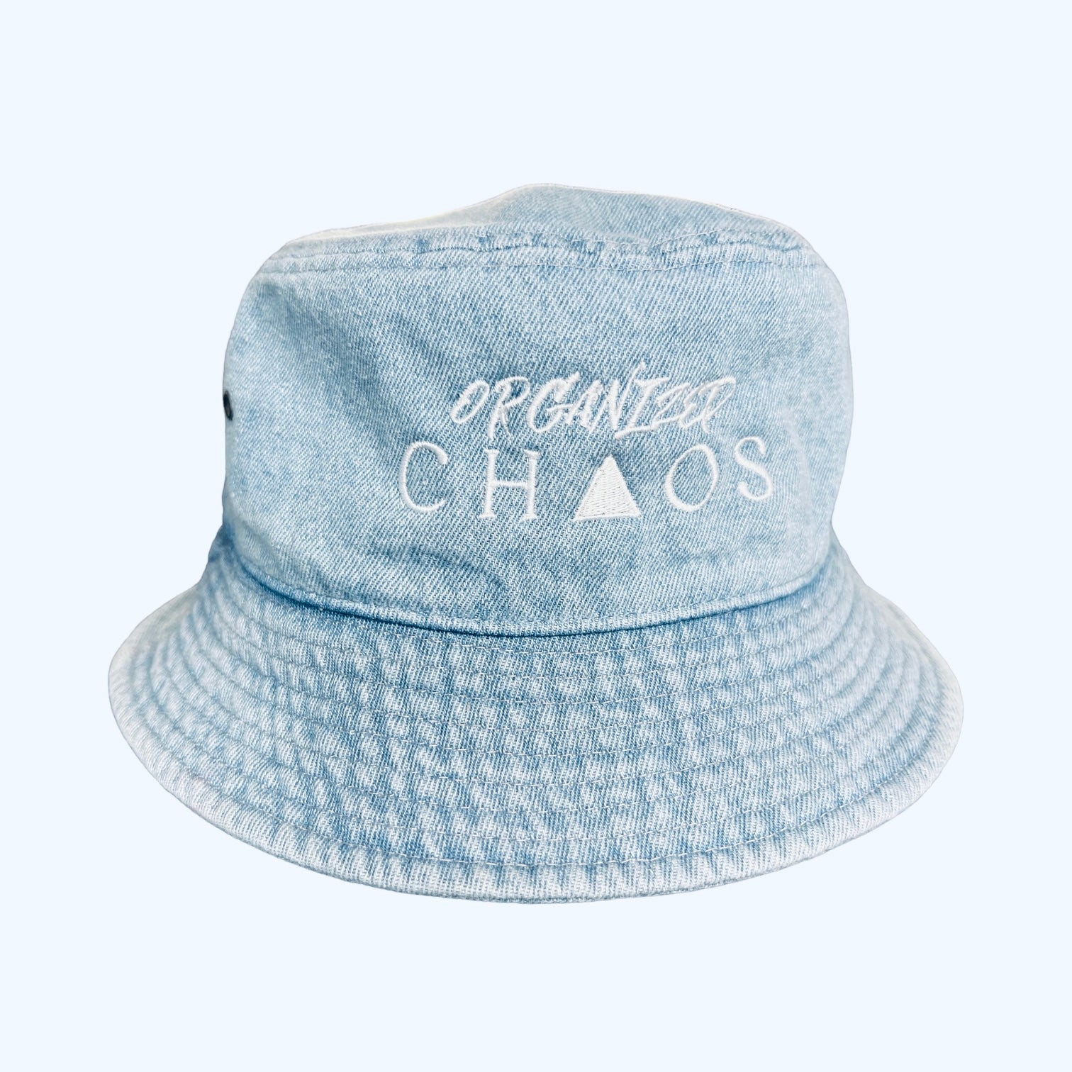 Organized Chaos Denim Bucket Hat
