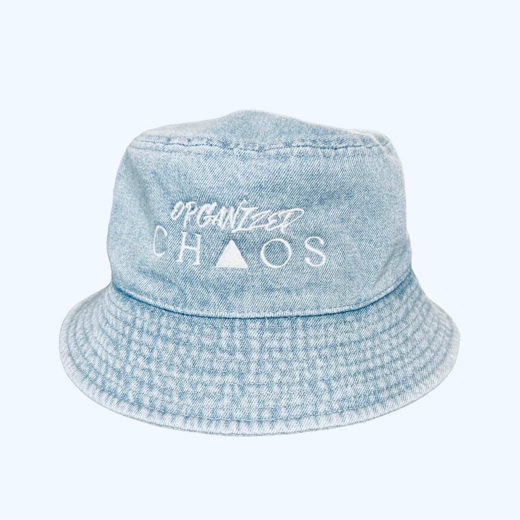 Organized Chaos Denim Bucket Hat