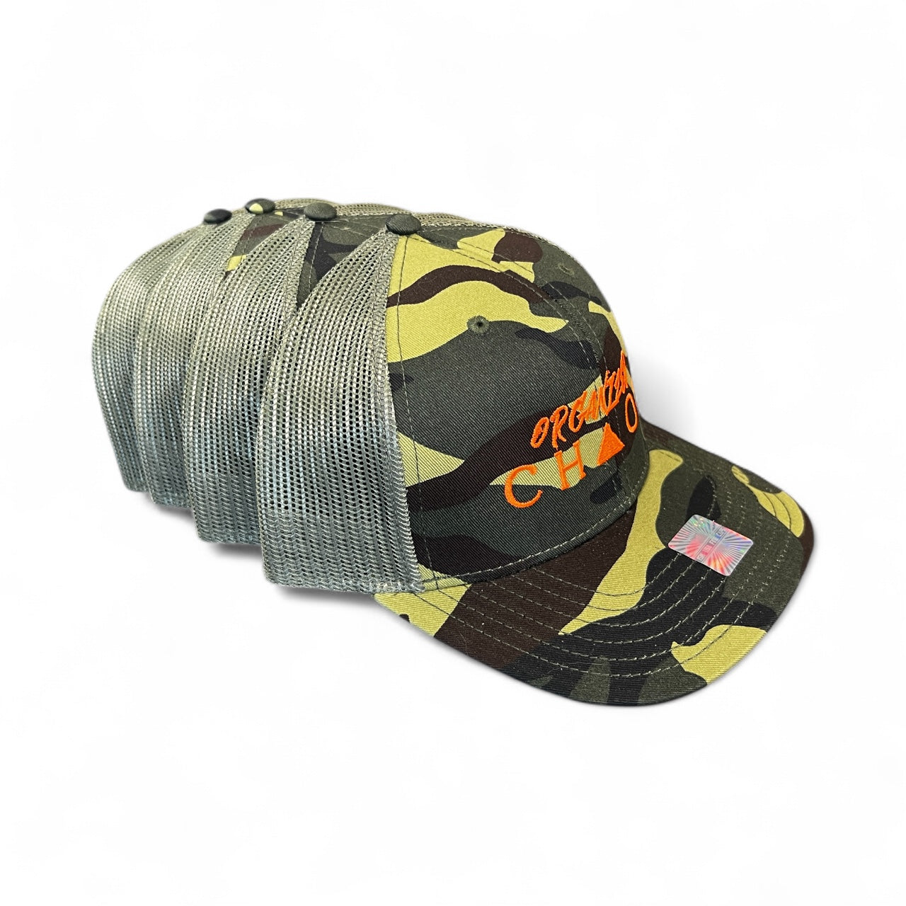 Organized Chaos Camo Trucker Hat